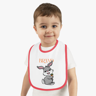 Cute Bunny Baby Bib, Adorable Infant Feeding Accessory, Perfect for Baby Showers, Easter Gifts, Everyday Use, Fun and Stylish