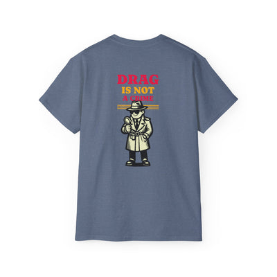 Drag Is Not a Crime - Bold Design for Pride and Equality LGBTQ+ Bold Shirt, Unisex Graphic Tee, Casual, Activist Gift