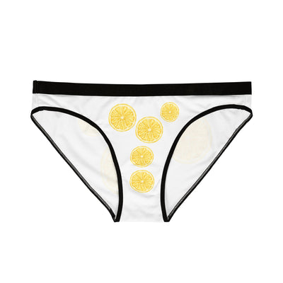 Citrus Print Women's Underwear, Fresh Fruit Briefs, AOP Panties, Fun Everyday Lingerie, Unique Gift for Her