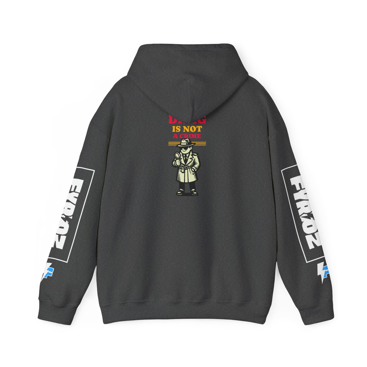 Drag Is Not a Crime - Bold Design for Pride and Equality  Bold Hoodie, Unisex Graphic Hoodie, Casual, Activist Gift