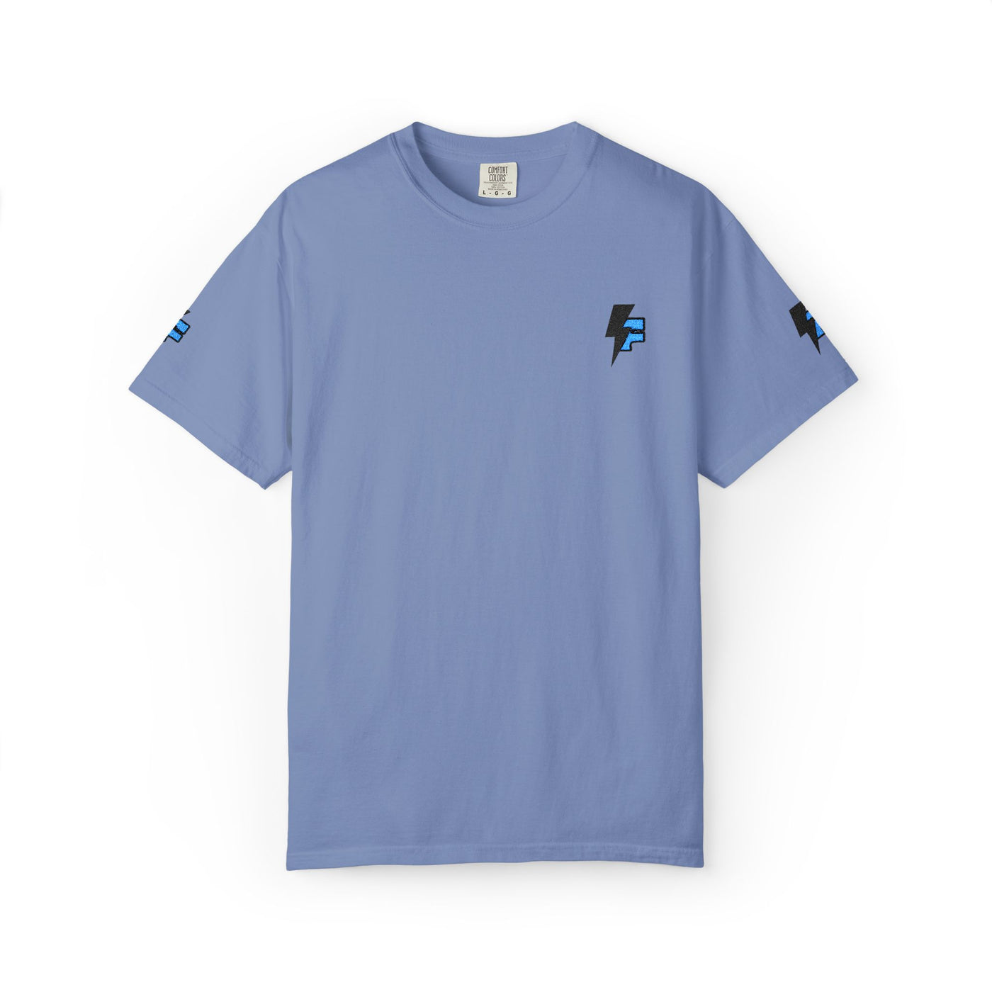 Dynamic Unisex Moisture Wicking Fyroz Bolt Tee – Bold Streetwear Lightning Logo Design, Fitness Shirt, Activewear, Graphic Tee, Sports Apparel, Gift for Athletes