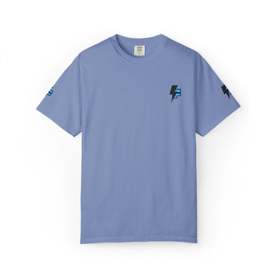 Dynamic Unisex Moisture Wicking Fyroz Bolt Tee – Bold Streetwear Lightning Logo Design, Fitness Shirt, Activewear, Graphic Tee, Sports Apparel, Gift for Athletes
