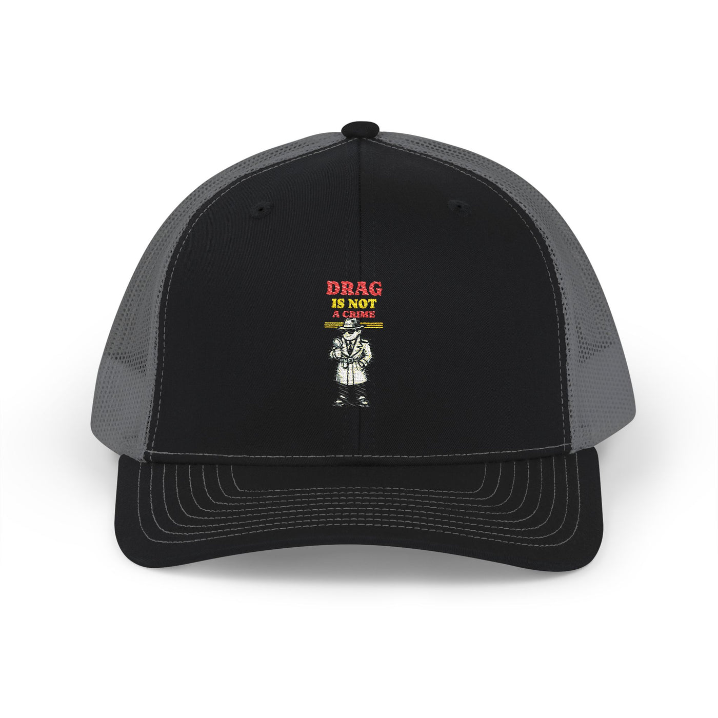 Drag Is Not a Crime - Bold Design for Pride and Equality  Bold cap, Unisex Graphic cap, Casual, Activist Gift