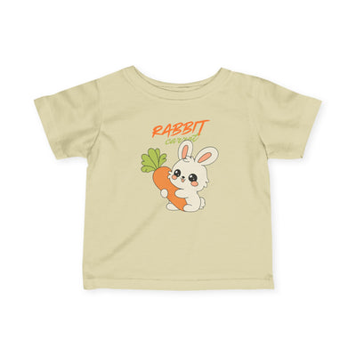 Cute Bunny Infant Tee, Baby Cute Bunny , Untamed Rabbit – Wild & Playful Bunny Aesthetic Design Animal Cute Bunny, Cartoon Cute Bunny, Eco-Friendly Fashion, Gift for Nature Lovers, Boho Style Wear Playful Toddler Clothing