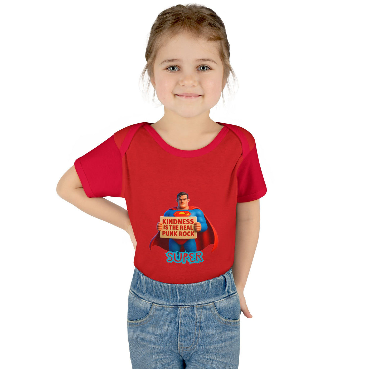 Super Kindness Infant Bodysuit | Cute Baby Clothes, Baby Gift, Newborn Outfit, Baby Shower Gift, Fun Infant Wear, Punk Rock Baby Clothing