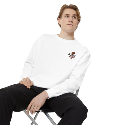 All-season sweatshirt, embroidered with Drink Coffee, perfect gift for friends.(9)