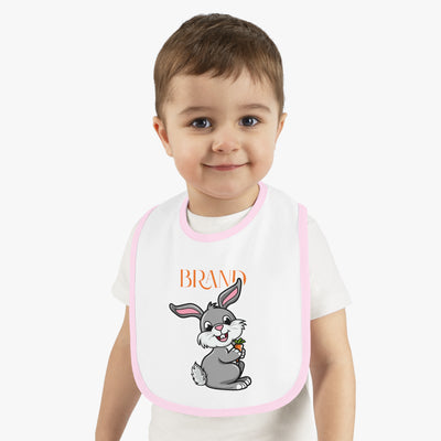 Cute Bunny Baby Bib, Adorable Infant Feeding Accessory, Perfect for Baby Showers, Easter Gifts, Everyday Use, Fun and Stylish