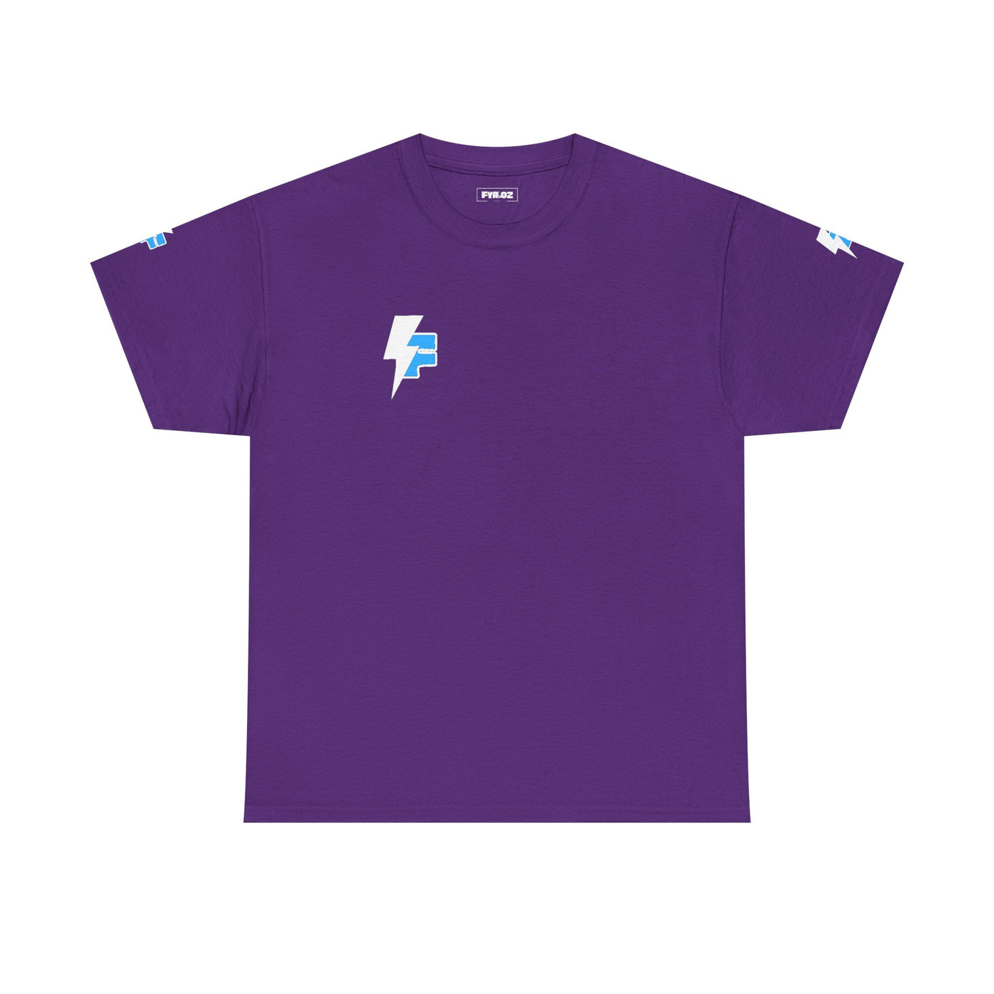 Dynamic Unisex Moisture Wicking Fyroz Bolt Tee – Bold Streetwear Lightning Logo Design, Fitness Shirt, Activewear, Graphic Tee, Sports Apparel, Gift for Athletes