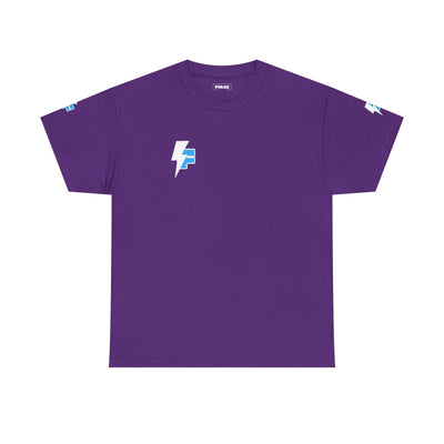 Dynamic Unisex Moisture Wicking Fyroz Bolt Tee – Bold Streetwear Lightning Logo Design, Fitness Shirt, Activewear, Graphic Tee, Sports Apparel, Gift for Athletes