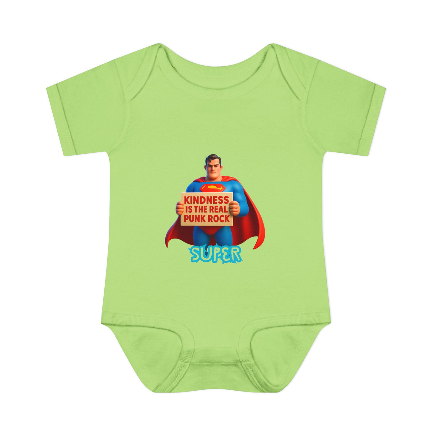 Super Kindness Infant Bodysuit | Cute Baby Clothes, Baby Gift, Newborn Outfit, Baby Shower Gift, Fun Infant Wear, Punk Rock Baby Clothing