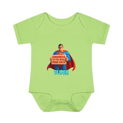 Super Kindness Infant Bodysuit | Cute Baby Clothes, Baby Gift, Newborn Outfit, Baby Shower Gift, Fun Infant Wear, Punk Rock Baby Clothing