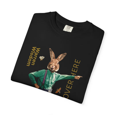 T-Shirt, Untamed Rabbit – Wild & Playful Bunny Aesthetic Design Animal Tee, Unisex Cartoon Shirt, Eco-Friendly Fashion, Gift for Nature Lovers, Boho Style Wear