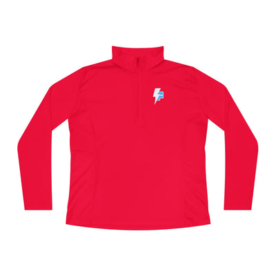 Stylish Ladies Quarter-Zip Pullover for Comfort & Style, Fitness Apparel, Casual Wear, Unique Gift, Stylish Outerwear, Perfect for All Big Rep – Bold Gym & Fitness Motivation Design (3)