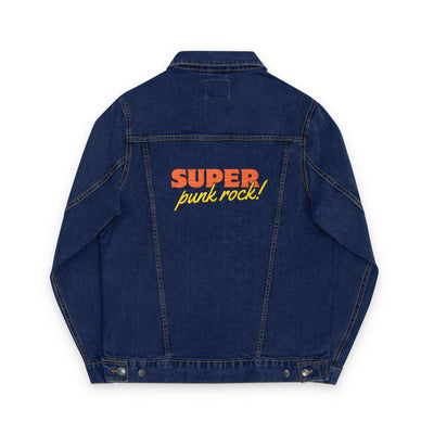 Embroidered Denim Jacket embroidery  Kindness is true punk rock – a bold rebel with a positive message.(9)