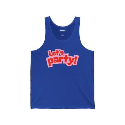 Party-Ready Unisex Jersey Tank - Perfect for Concerts, Festivals, Summer Gatherings, Parties, Music Lovers(3)