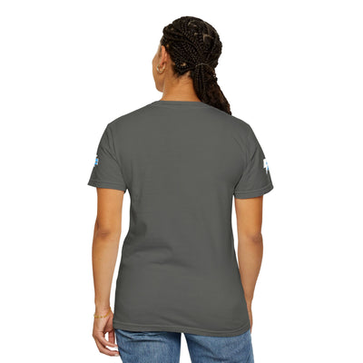 Dynamic Unisex Moisture Wicking Fyroz Bolt Tee – Bold Streetwear Lightning Logo Design, Fitness Shirt, Activewear, Graphic Tee, Sports Apparel, Gift for Athletes