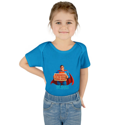 Super Kindness Infant Bodysuit | Cute Baby Clothes, Baby Gift, Newborn Outfit, Baby Shower Gift, Fun Infant Wear, Punk Rock Baby Clothing