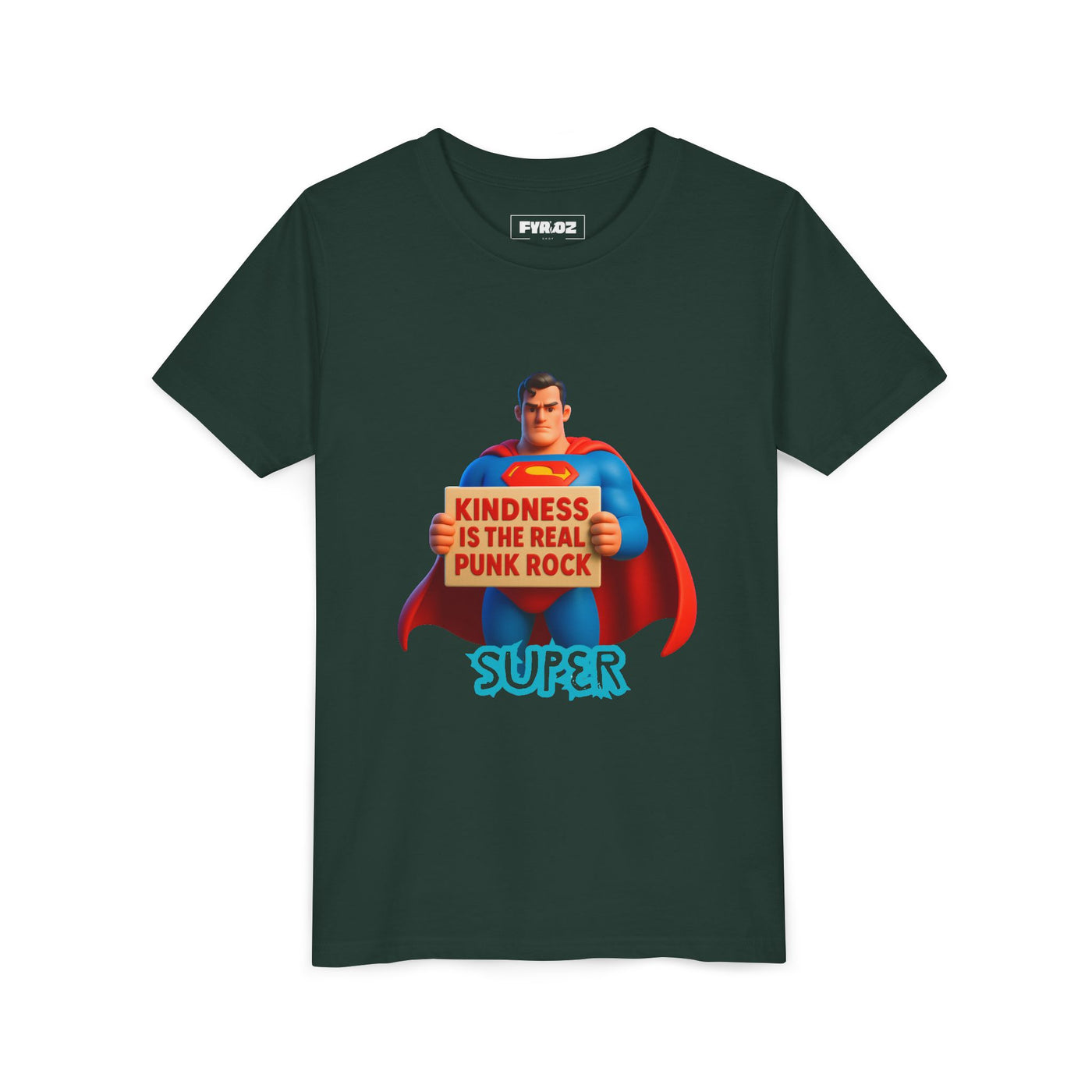 Kids Punk Rock T – Shirt Kindness is true punk rock – a bold rebel with a positive message.(7)