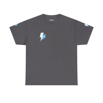 Dynamic Unisex Moisture Wicking Fyroz Bolt Tee – Bold Streetwear Lightning Logo Design, Fitness Shirt, Activewear, Graphic Tee, Sports Apparel, Gift for Athletes