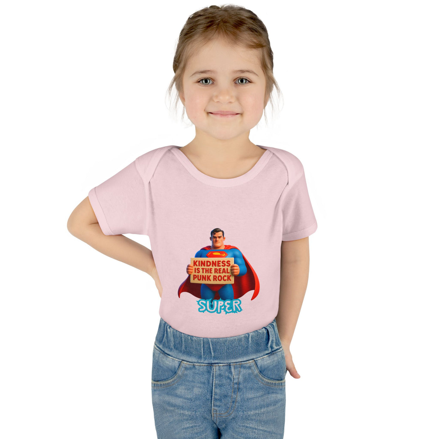 Super Kindness Infant Bodysuit | Cute Baby Clothes, Baby Gift, Newborn Outfit, Baby Shower Gift, Fun Infant Wear, Punk Rock Baby Clothing