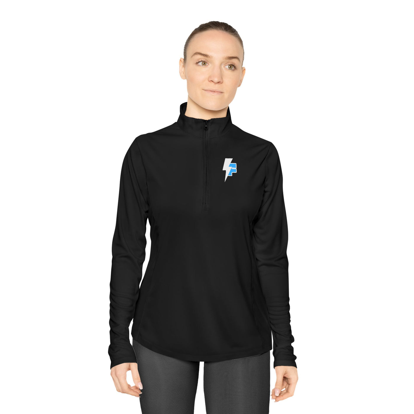 Stylish Ladies Quarter-Zip Pullover for Comfort & Style, Fitness Apparel, Casual Wear, Unique Gift, Stylish Outerwear, Perfect for All Big Rep – Bold Gym & Fitness Motivation Design (3)