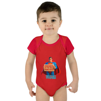 Super Kindness Infant Bodysuit | Cute Baby Clothes, Baby Gift, Newborn Outfit, Baby Shower Gift, Fun Infant Wear, Punk Rock Baby Clothing