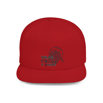 Drag Is Not a Crime - Bold Design for Pride and Equality  Bold cap, Unisex Graphic cap, Casual, Activist Gift