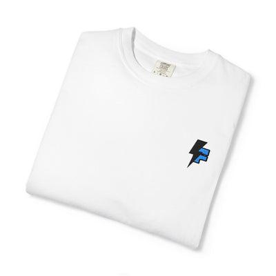 Dynamic Unisex Moisture Wicking Fyroz Bolt Tee – Bold Streetwear Lightning Logo Design, Fitness Shirt, Activewear, Graphic Tee, Sports Apparel, Gift for Athletes
