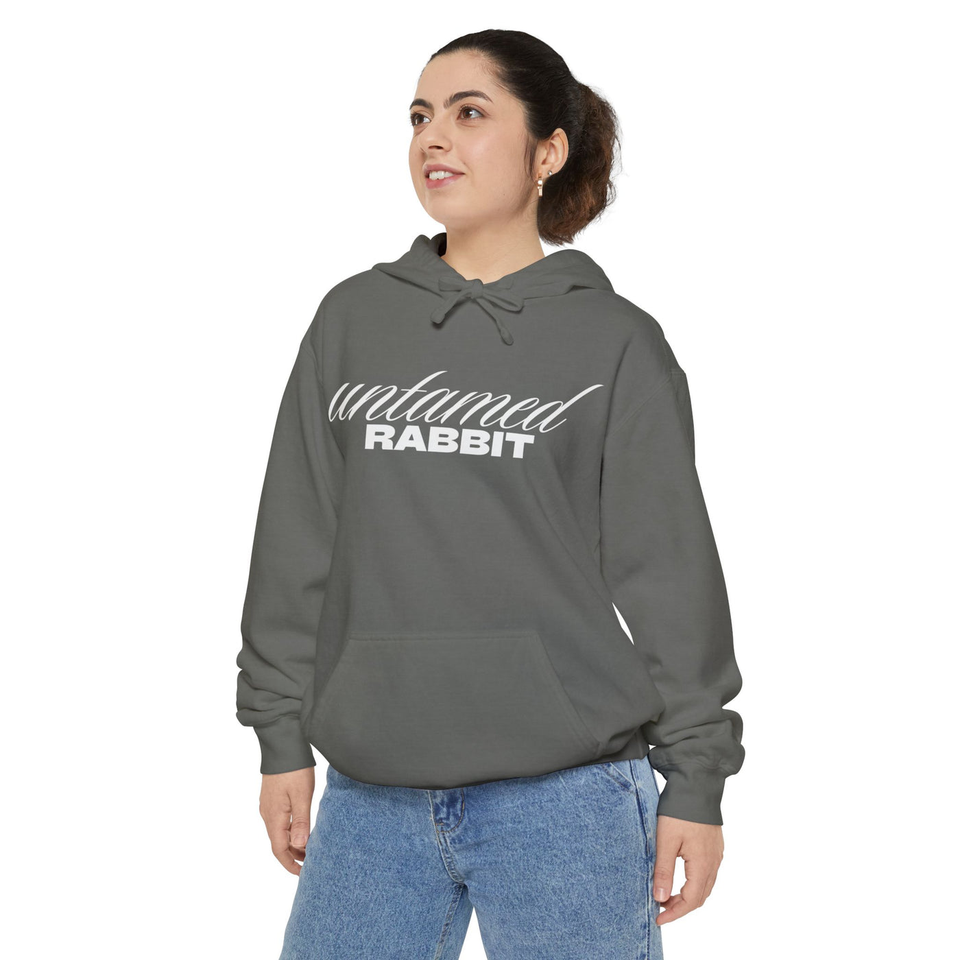 Trendy Hoodie for All- Hoodie, Untamed Rabbit – Wild & Playful Bunny Aesthetic Design Animal Tee, Unisex Cartoon Shirt, Eco-Friendly Fashion, Gift for Nature Lovers, Boho Style Wear