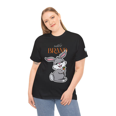 T-Shirt, Untamed Rabbit – Wild & Playful Bunny Aesthetic Design Animal Tee, Unisex Cartoon Shirt, Eco-Friendly Fashion, Gift for Nature Lovers, Boho Style Wear