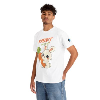 T-Shirt, Untamed Rabbit – Wild & Playful Bunny Aesthetic Design Animal Tee, Unisex Cartoon Shirt, Eco-Friendly Fashion, Gift for Nature Lovers, Boho Style Wear