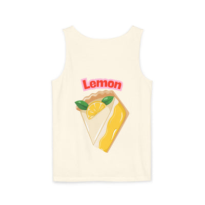 Lemon-Themed Unisex Tank Top, Summer Vibes, Beachwear, Casual Outfit, Gift for Lemon Lovers, Fruit Fashion(3)