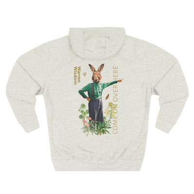 Hoodie, Untamed Rabbit – Wild & Playful Bunny Aesthetic Design Animal Tee, Unisex Cartoon Shirt, Eco-Friendly Fashion, Gift for Nature Lovers, Boho Style Wear