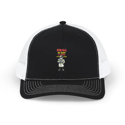 Drag Is Not a Crime - Bold Design for Pride and Equality  Bold cap, Unisex Graphic cap, Casual, Activist Gift