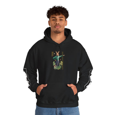 Hoodie, Untamed Rabbit – Wild & Playful Bunny Aesthetic Design Animal Tee, Unisex Cartoon Shirt, Eco-Friendly Fashion, Gift for Nature Lovers, Boho Style Wear