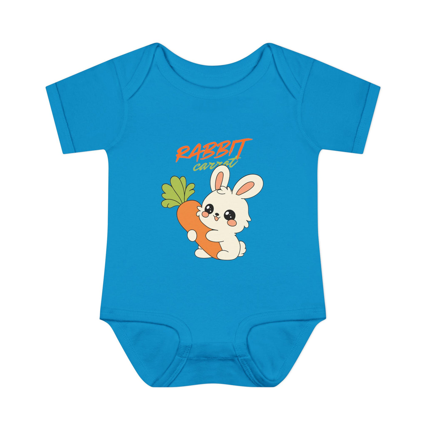 Cute Rabbit Baby Bodysuit, Infant Outfit, Newborn Gift, Spring Apparel, Baby Shower Present, Easter Clothing