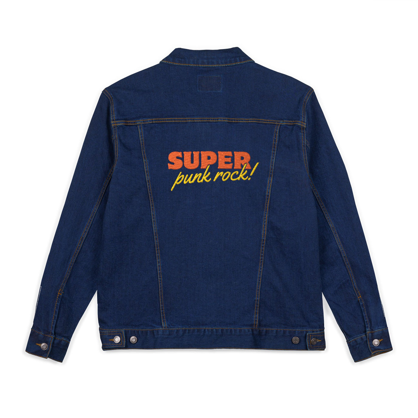 Embroidered Denim Jacket embroidery  Kindness is true punk rock – a bold rebel with a positive message.(9)