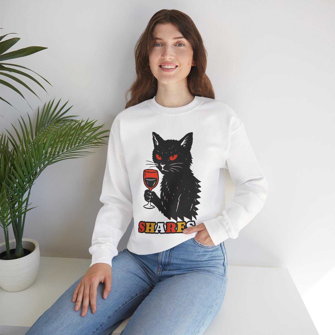 Just a Little Moody – Aesthetic Minimalist Typography Design, Unisex Graphic Sweatshirt    , Gift for Friends
