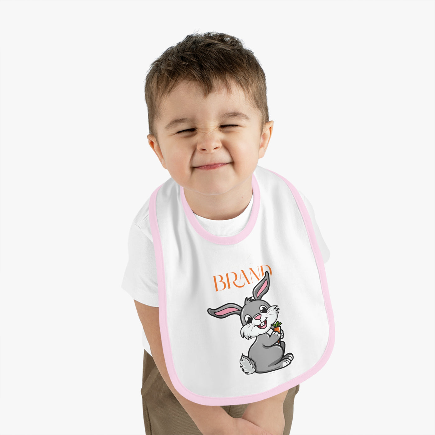 Cute Bunny Baby Bib, Adorable Infant Feeding Accessory, Perfect for Baby Showers, Easter Gifts, Everyday Use, Fun and Stylish