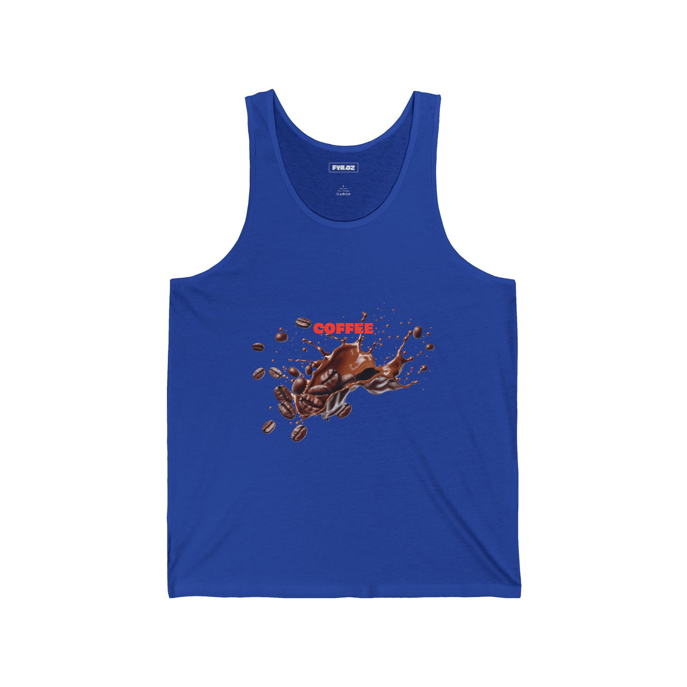 Coffee Lover's Unisex Jersey Tank | Perfect for Casual Days, Summer Vibes, Coffee Enthusiasts, Gifts, Birthdays(3)