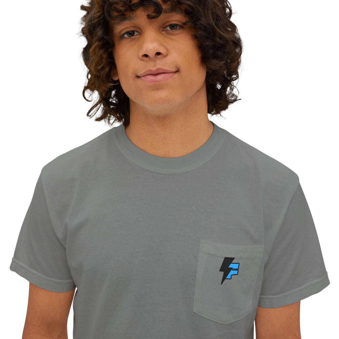 Dynamic Unisex Moisture Wicking Fyroz Bolt Tee – Bold Streetwear Lightning Logo Design, Fitness Shirt, Activewear, Graphic Tee, Sports Apparel, Gift for Athletes