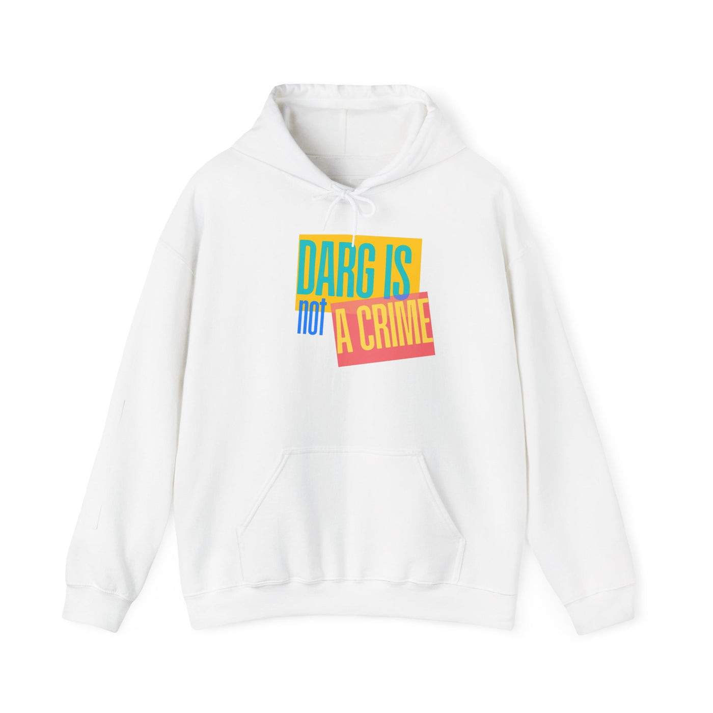 Drag Is Not a Crime - Bold Design for Pride and Equality LGBTQ+ Bold Hoodie, Unisex Graphic Tee, Casual, Activist Gift