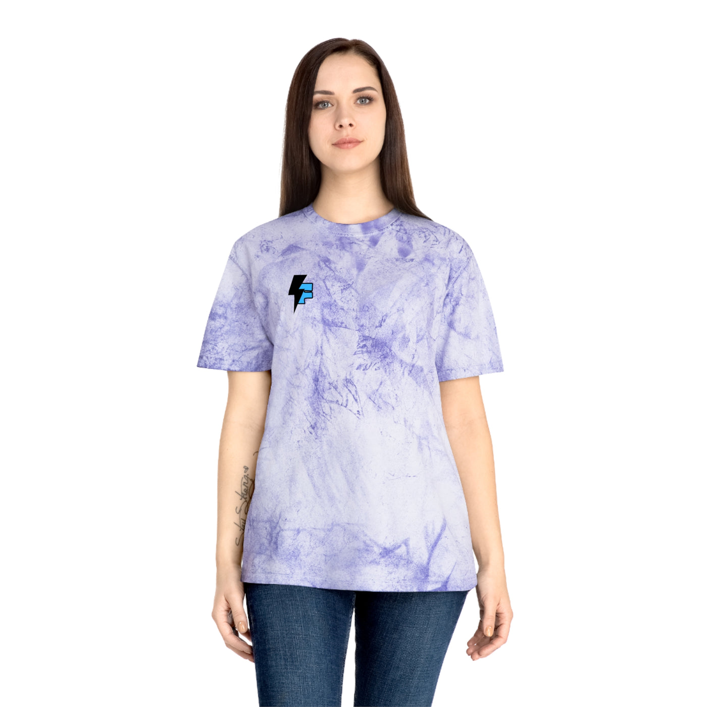 Dynamic Unisex Moisture Wicking Fyroz Bolt Tee – Bold Streetwear Lightning Logo Design, Fitness Shirt, Activewear, Graphic Tee, Sports Apparel, Gift for Athletes