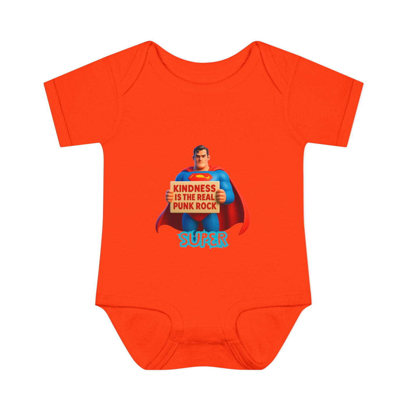 Super Kindness Infant Bodysuit | Cute Baby Clothes, Baby Gift, Newborn Outfit, Baby Shower Gift, Fun Infant Wear, Punk Rock Baby Clothing