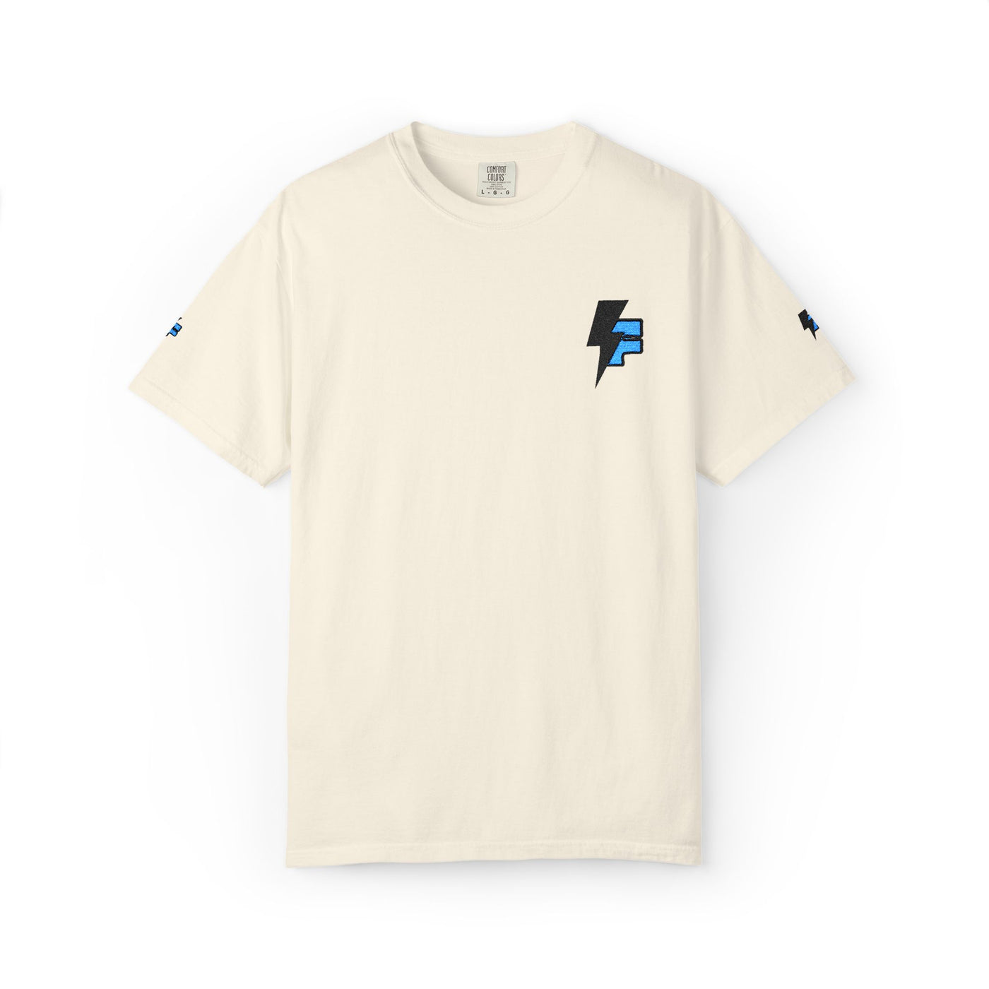Dynamic Unisex Moisture Wicking Fyroz Bolt Tee – Bold Streetwear Lightning Logo Design, Fitness Shirt, Activewear, Graphic Tee, Sports Apparel, Gift for Athletes