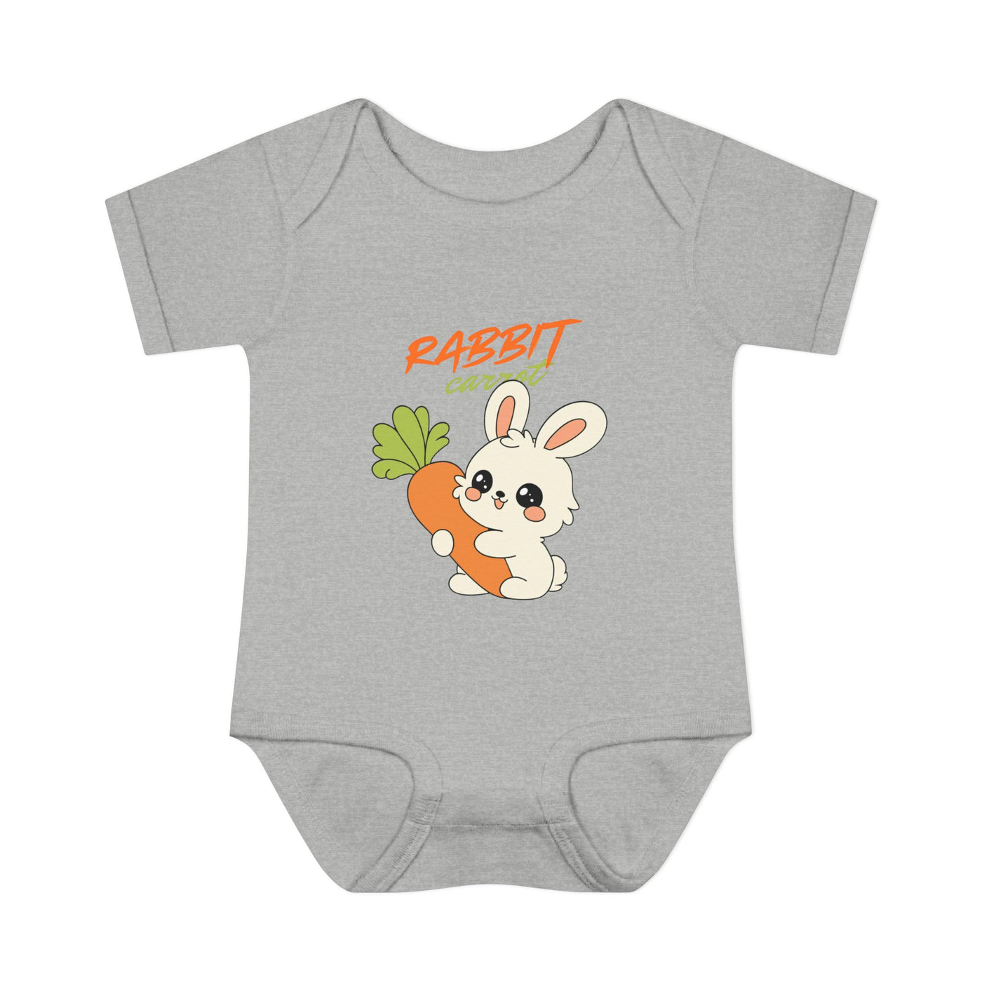 Cute Rabbit Baby Bodysuit, Infant Outfit, Newborn Gift, Spring Apparel, Baby Shower Present, Easter Clothing