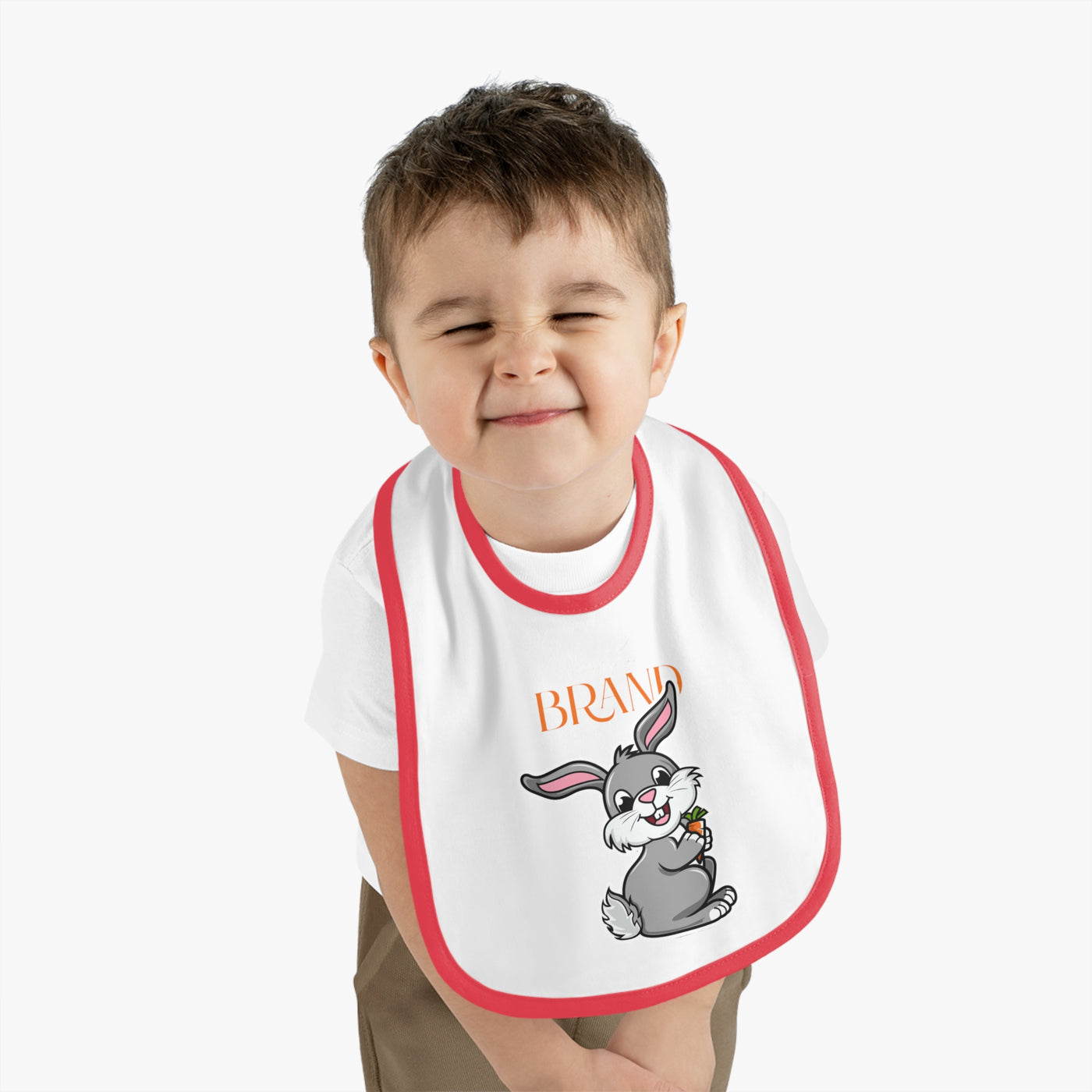 Cute Bunny Baby Bib, Adorable Infant Feeding Accessory, Perfect for Baby Showers, Easter Gifts, Everyday Use, Fun and Stylish