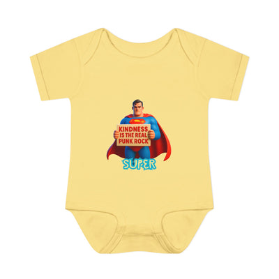 Super Kindness Infant Bodysuit | Cute Baby Clothes, Baby Gift, Newborn Outfit, Baby Shower Gift, Fun Infant Wear, Punk Rock Baby Clothing