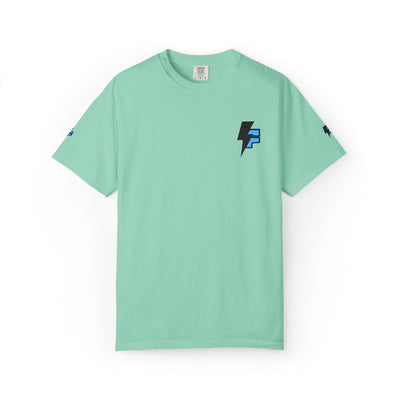 Dynamic Unisex Moisture Wicking Fyroz Bolt Tee – Bold Streetwear Lightning Logo Design, Fitness Shirt, Activewear, Graphic Tee, Sports Apparel, Gift for Athletes