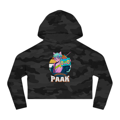 Music-Inspired Cropped Hoodie for Anderson .Paak Inspired Design – Funky Soul & Groove ArtFans, Casual Wear, Music Festival Outfit, Gift for Musicians, Punk Rock Style Hoodie